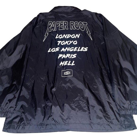 Y2K Paper Root World Tour Yeezus Style Nylon Jacket XL - Picture 1 of 3